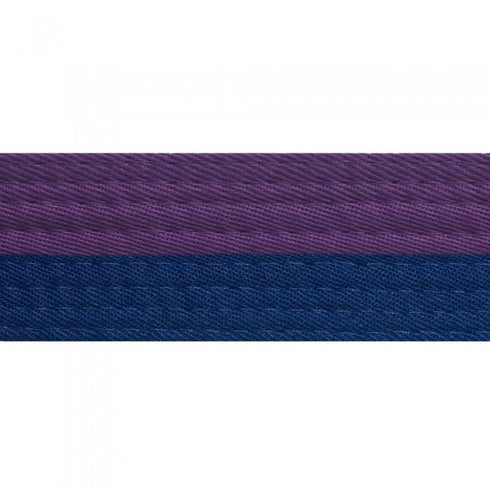 BOLD LOOK HALF ORANGE WITH HALF COLOR BELTS-PURPLE/BLUE-1